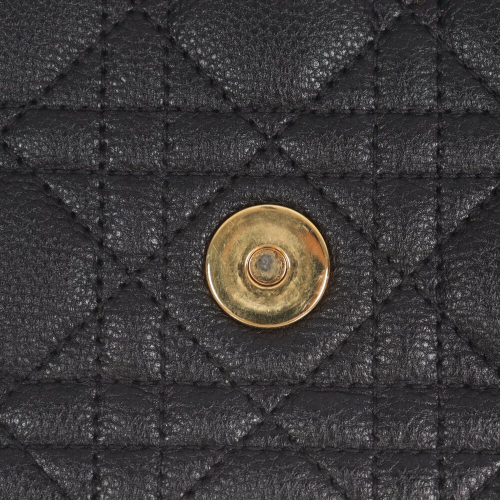 ♥️Dior Caro Black Leather Crossbody Handbag♥️ - Picture 10 of 15